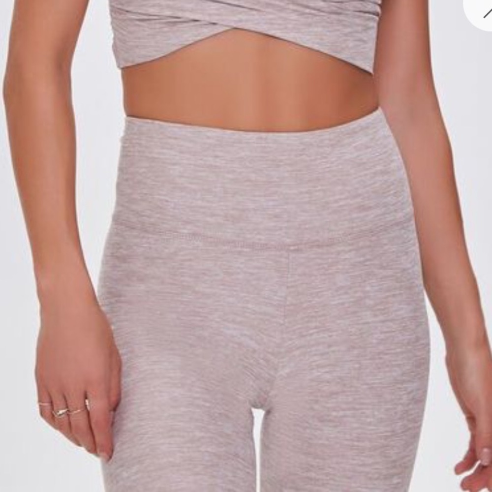 Forever 21 Active Heathered Bike Shorts